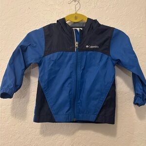 Columbia Boys Glennaker Blue Rain Jacket Size 4t